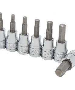 Kobalt Driver Sockets & Sets 7-Piece 3/8-in Drive Set Hex Bit Metric Driver Socket Set