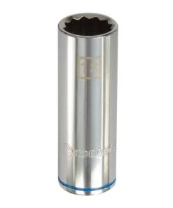 Kobalt Sockets & Socket Sets Metric 1/2-in Drive 12-point 18-mm Deep Socket