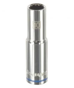 Kobalt Sockets & Socket Sets Metric 3/8-in Drive 12-point 10-mm Deep Socket