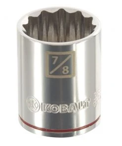 Kobalt Sockets & Socket Sets Standard (SAE) 1/2-in Drive 12-point 7/8-in Shallow Socket
