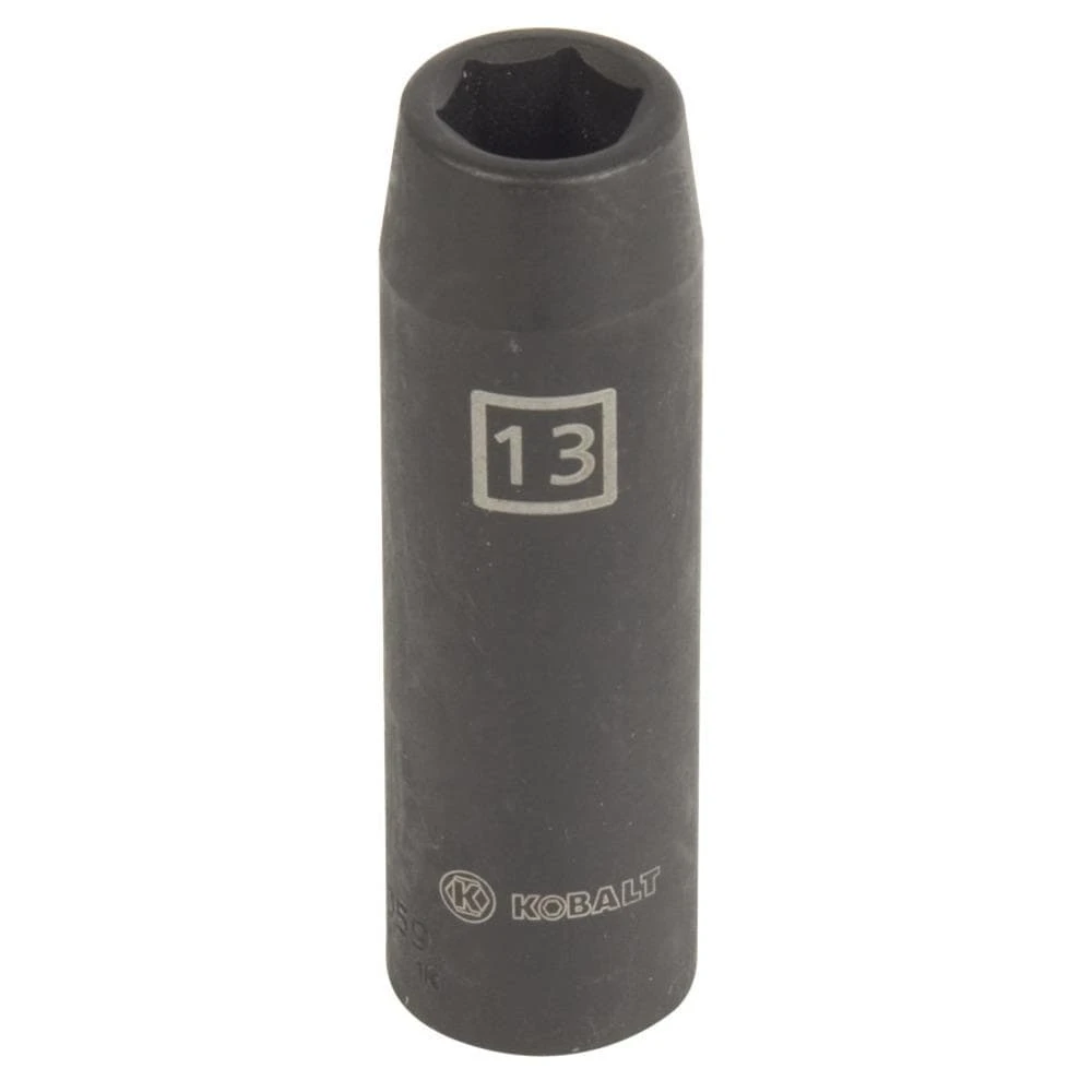 Kobalt Impact Sockets & Impact Socket Sets Metric 1/2-in Drive 13mm 6-Point Impact Socket 3 Kobalt Impact Sockets & Impact Socket Sets Metric 1/2-in Drive 13mm 6-Point Impact Socket