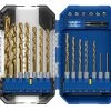 Kobalt Twist Drill Bits 21-Piece Assorted x Set Titanium Twist Drill Bit Set 1 Kobalt Twist Drill Bits 21-Piece Assorted x Set Titanium Twist Drill Bit Set -Kobalt Outlet Store 00736708