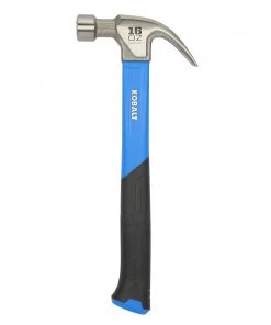 Kobalt Hammers 16-oz Smoothed Face Steel Head Fiberglass Claw Hammer