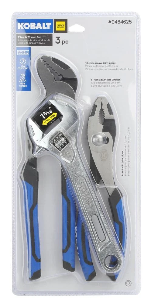 Kobalt Plier Sets Tongue & Groove Plier Set 3 Kobalt Plier Sets Tongue & Groove Plier Set