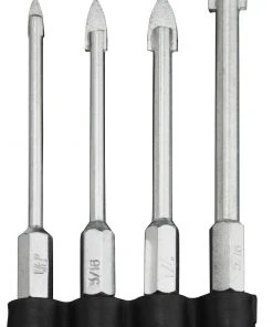 Kobalt Twist Drill Bits 4-Piece Assorted x Set High-speed Steel Twist Drill Bit Set