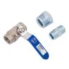 Kobalt Air Compressor Fittings NPT Shut Off Kit with 3/4-in Port 3/8-in -Kobalt Outlet Store 03491611