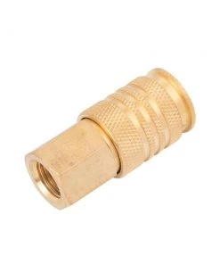 Kobalt Air Compressor Fittings Brass Coupler (F) 1/4-in Universal