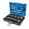 Kobalt Mechanics Tool Sets 64-Piece Standard (SAE) and Metric Combination Polished Chrome Mechanics Tool Set (1/4-in; 3/8-in; 1/2-in;) -Kobalt Outlet Store 03852142 scaled