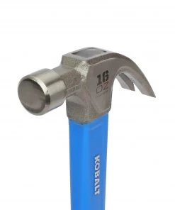 Kobalt Hammers 16-oz Smoothed Face Steel Head Fiberglass Claw Hammer 22 Kobalt Hammers 16-oz Smoothed Face Steel Head Fiberglass Claw Hammer -Kobalt Outlet Store 04362472