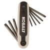 Kobalt Hex Keys & Torx Keys 8-key Folding Torx Key Set -Kobalt Outlet Store 05000023