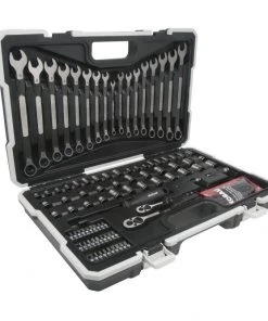 Kobalt Mechanics Tool Sets Universal 115-Piece Standard (SAE) and Metric Combination Matte Mechanics Tool Set (1/4-in; 3/8-in) -Kobalt Outlet Store 05028176