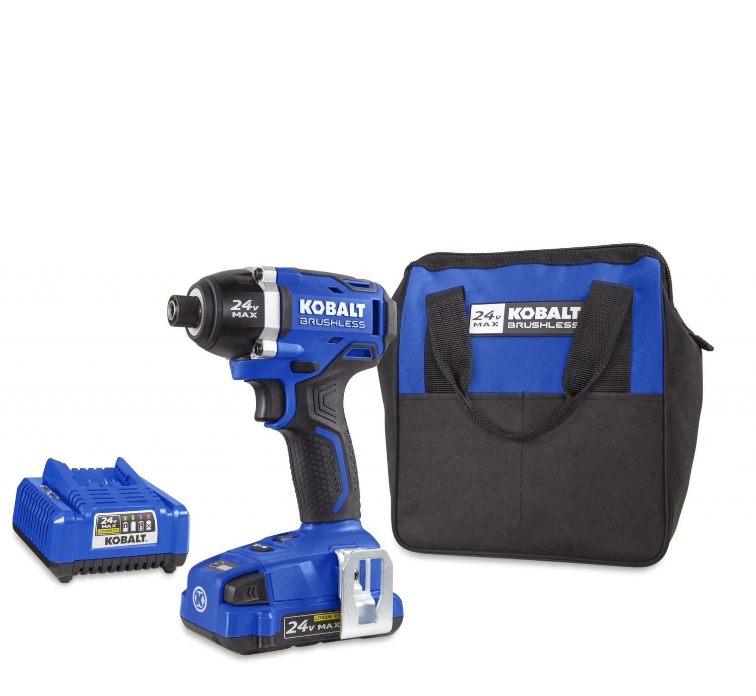 Kobalt Impact Drivers 24-volt Max Variable Speed Brushless Cordless Impact Driver (1-Battery Included) 3 Kobalt Impact Drivers 24-volt Max Variable Speed Brushless Cordless Impact Driver (1-Battery Included)