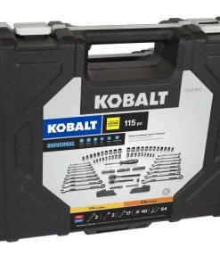Kobalt Mechanics Tool Sets Universal 115-Piece Standard (SAE) and Metric Combination Matte Mechanics Tool Set (1/4-in; 3/8-in) -Kobalt Outlet Store 07934418
