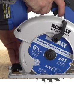 Kobalt Circular Saws 24-Volt Max 6-1/2-in Brushless Cordless Circular Saw Circular Saw -Kobalt Outlet Store 08008214