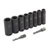 Kobalt Impact Sockets & Impact Socket Sets 10-Piece Metric 3/8-in Drive Set 6-Point Impact Socket Set -Kobalt Outlet Store 08220203