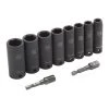 Kobalt Impact Sockets & Impact Socket Sets 10-Piece Standard (SAE) 3/8-in Drive Set 6-Point Impact Socket Set 1 Kobalt Impact Sockets & Impact Socket Sets 10-Piece Standard (SAE) 3/8-in Drive Set 6-Point Impact Socket Set -Kobalt Outlet Store 08220213