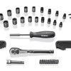 Kobalt Mechanics Tool Sets Universal 67-Piece Standard (SAE) and Metric Combination Matte Mechanics Tool Set (3/8-in) 1 Kobalt Mechanics Tool Sets Universal 67-Piece Standard (SAE) and Metric Combination Matte Mechanics Tool Set (3/8-in) -Kobalt Outlet Store 08227542