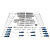 Kobalt Mechanics Tool Sets 189-Piece Standard (SAE) and Metric Combination Polished Chrome Mechanics Tool Set (1/4-in; 3/8-in) -Kobalt Outlet Store 08279899