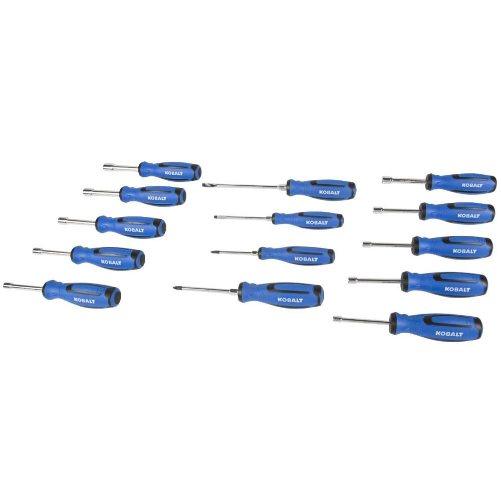 Kobalt Mechanics Tool Sets 189-Piece Standard (SAE) and Metric Combination Polished Chrome Mechanics Tool Set (1/4-in; 3/8-in) 6 Kobalt Mechanics Tool Sets 189-Piece Standard (SAE) and Metric Combination Polished Chrome Mechanics Tool Set (1/4-in; 3/8-in) - Image 4