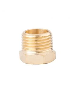 Kobalt Air Compressor Fittings NPT Brass Bushing Adapter 1/2-in (M) x 1/4-in (F) -Kobalt Outlet Store 08614860