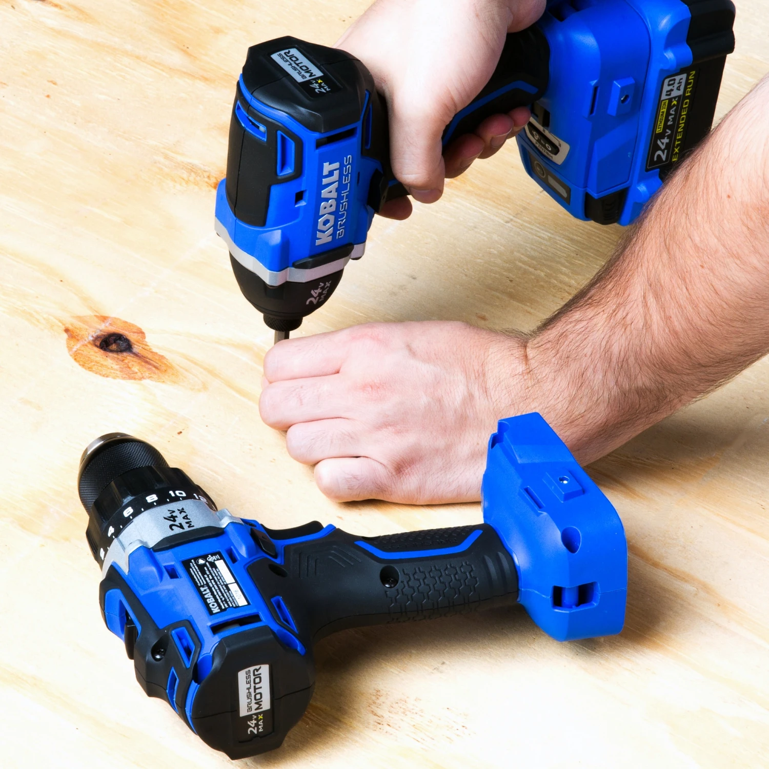 Kobalt Power Tool Combo Kits 2-Tool 24-Volt Max Brushless Power Tool Combo Kit with Soft Case (1-Battery Included and Charger Included) 12 Kobalt Power Tool Combo Kits 2-Tool 24-Volt Max Brushless Power Tool Combo Kit with Soft Case (1-Battery Included and Charger Included) - Image 10