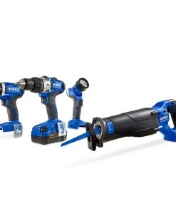 Kobalt Power Tool Combo Kits 4-Tool 24-Volt Max Brushless Power Tool Combo Kit with Soft Case (1-Battery Included and Charger Included) 14 Kobalt Power Tool Combo Kits 4-Tool 24-Volt Max Brushless Power Tool Combo Kit with Soft Case (1-Battery Included and Charger Included) -Kobalt Outlet Store 08796438