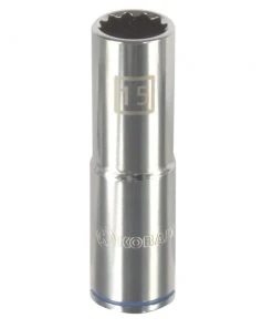 Kobalt Sockets & Socket Sets Metric 1/2-in Drive 12-point 15-mm Deep Socket
