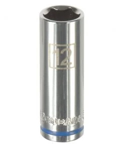 Kobalt Sockets & Socket Sets Metric 1/4-in Drive 6-point 12-mm Deep Socket