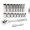 Kobalt Mechanics Tool Sets 19-Piece Standard (SAE) Polished Chrome Mechanics Tool Set (3/8-in) -Kobalt Outlet Store 08929950 scaled