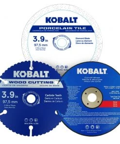 Kobalt Circular Saw Blades 3-Pack 4-in Set High-speed Steel Circular Saw Blade Set
