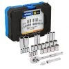 Kobalt Mechanics Tool Sets 30-Piece Standard (SAE) and Metric Combination Polished Chrome Mechanics Tool Set (3/8-in) 2 Kobalt Mechanics Tool Sets 30-Piece Standard (SAE) and Metric Combination Polished Chrome Mechanics Tool Set (3/8-in) -Kobalt Outlet Store 09560001 scaled
