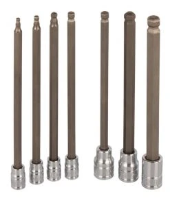 Kobalt Driver Sockets & Sets 7-Piece 1/4-in; 3/8-in Drive Set Hex Bit Standard (SAE) Driver Socket Set