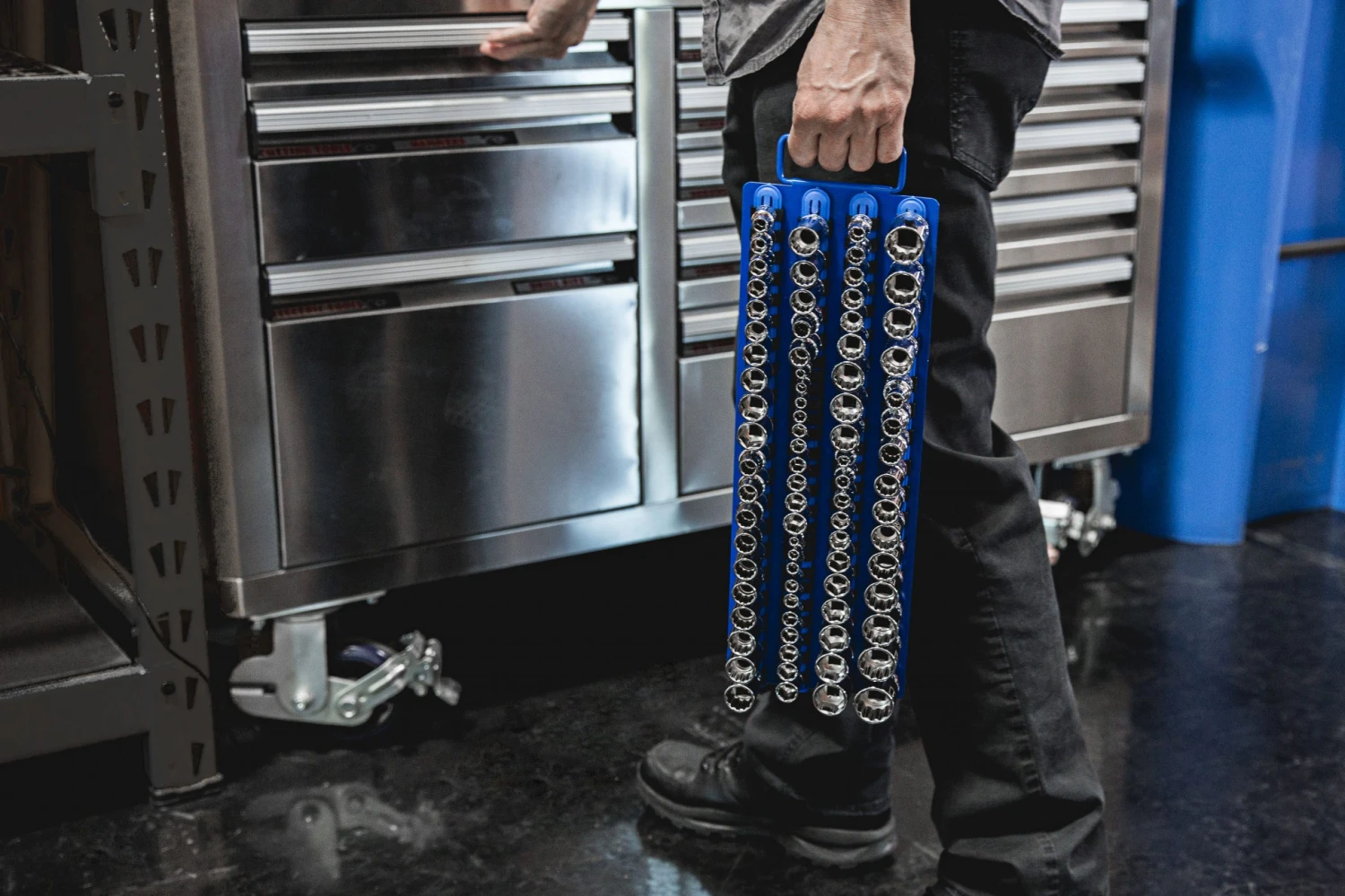 Kobalt Tool Storage Accessories Steel Multiple Drive Socket Storage 9 Kobalt Tool Storage Accessories Steel Multiple Drive Socket Storage - Image 7