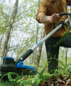 Kobalt Cordless Electric String Trimmers 24-Volt Max 12-in Straight Cordless String Trimmer (Battery Included) -Kobalt Outlet Store 10088108