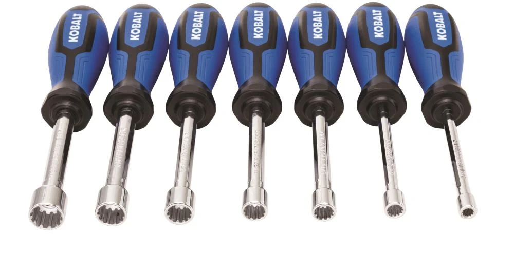 Kobalt Nut Driver Sets 7-Piece Metric and SAE Spline Nut Driver Set 6 Kobalt Nut Driver Sets 7-Piece Metric and SAE Spline Nut Driver Set - Image 4