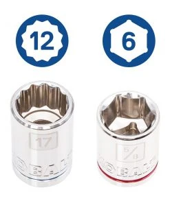 Kobalt Mechanics Tool Sets 64-Piece Standard (SAE) and Metric Combination Polished Chrome Mechanics Tool Set (1/4-in; 3/8-in; 1/2-in;) -Kobalt Outlet Store 10374018