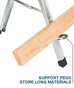 Kobalt Saw Horses 43-in W x 30-in H Steel Saw Horse (1100-lb Capacity) 17 Kobalt Saw Horses 43-in W x 30-in H Steel Saw Horse (1100-lb Capacity) -Kobalt Outlet Store 11204115