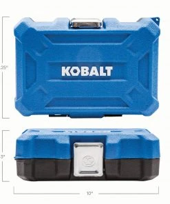 Kobalt Mechanics Tool Sets 40-Piece Standard (SAE) and Metric Combination Polished Chrome Mechanics Tool Set (3/8-in) -Kobalt Outlet Store 11255128 scaled