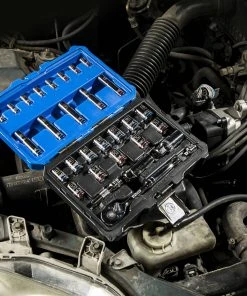 Kobalt Mechanics Tool Sets 30-Piece Standard (SAE) and Metric Combination Polished Chrome Mechanics Tool Set (3/8-in) -Kobalt Outlet Store 11294852 scaled