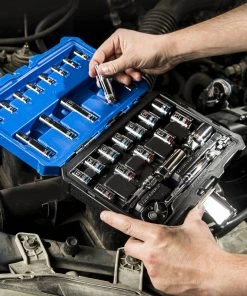 Kobalt Mechanics Tool Sets 30-Piece Standard (SAE) and Metric Combination Polished Chrome Mechanics Tool Set (3/8-in) -Kobalt Outlet Store 11294854 scaled