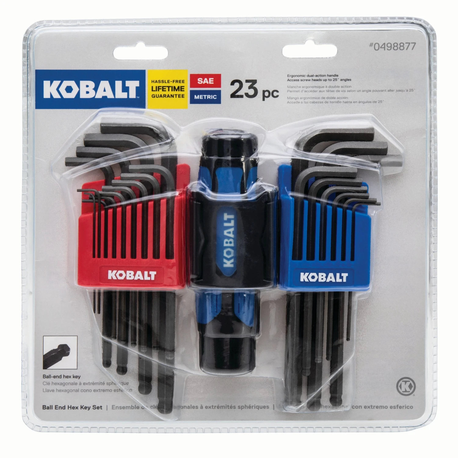 Kobalt Hex Keys & Torx Keys 22-key Standard (Sae) and Metric Combination Hex Key Set 12 Kobalt Hex Keys & Torx Keys 22-key Standard (Sae) and Metric Combination Hex Key Set - Image 10