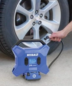 Kobalt Air Inflators Kobalt 24 Volt cordless high pressure inflator 24-Volt Lithium Ion (Li-Ion) Air Inflator (Power Source: Battery) -Kobalt Outlet Store 11621570