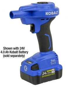 Kobalt Air Inflators 24V Cordless High Volume Inflator 24-Volt Lithium Ion (Li-Ion) Air Inflator (Power Source: Battery) -Kobalt Outlet Store 11629464