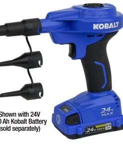 Kobalt Air Inflators 24V Cordless High Volume Inflator 24-Volt Lithium Ion (Li-Ion) Air Inflator (Power Source: Battery) -Kobalt Outlet Store 11629465