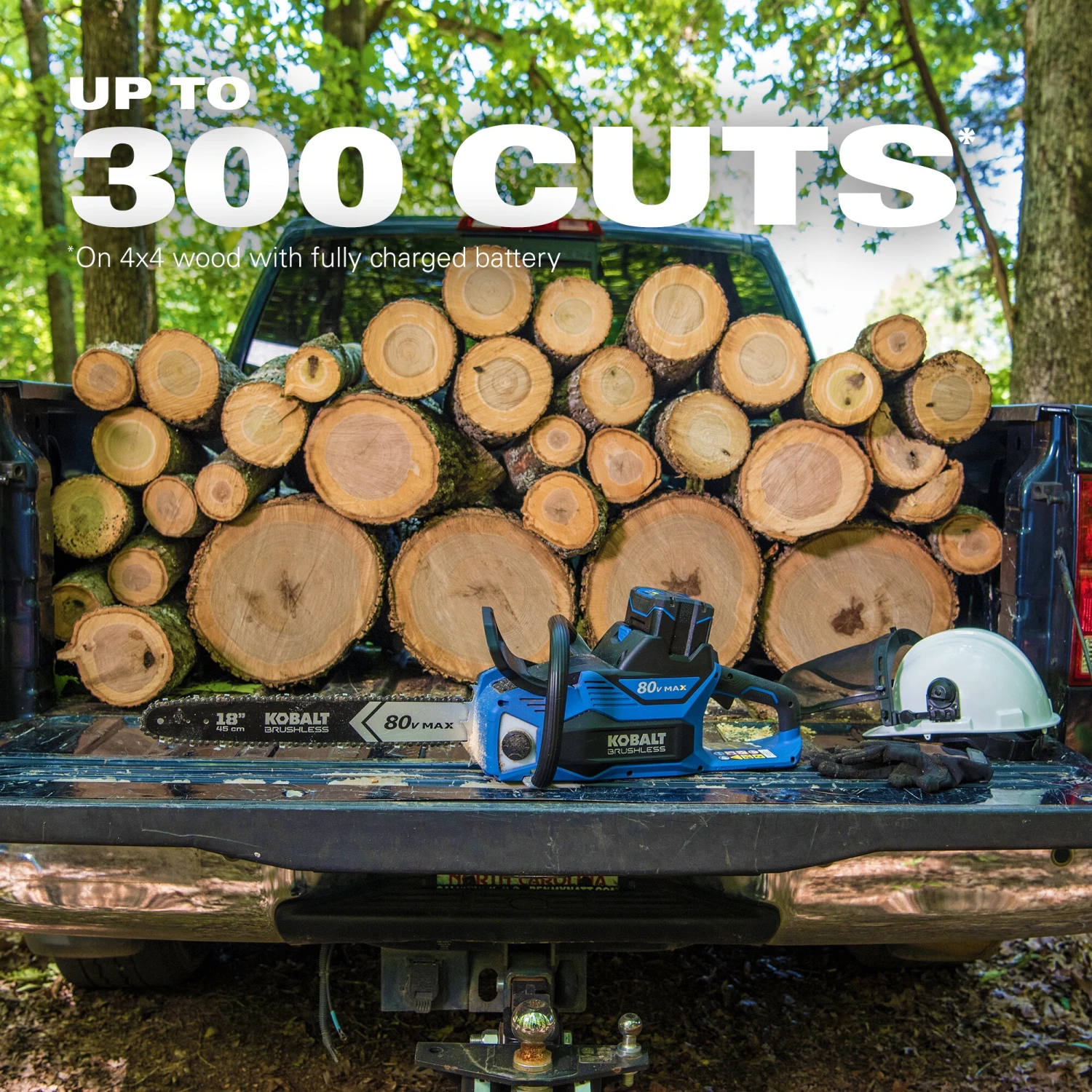 Kobalt Cordless Electric Chainsaws 80-Volt Max 18-in Brushless Cordless Electric Chainsaw 5 Ah (Battery & Charger Included) 8 Kobalt Cordless Electric Chainsaws 80-Volt Max 18-in Brushless Cordless Electric Chainsaw 5 Ah (Battery & Charger Included) - Image 6