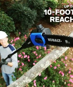 Kobalt Cordless Electric Pole Saws 40-Volt Max 8-in Cordless Electric Pole Saw (Battery & Charger Included) -Kobalt Outlet Store 12234439