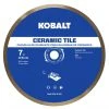 Kobalt Diamond Saw Blades 7-in Wet Ceramic Continuous Diamond Saw Blade 1 Kobalt Diamond Saw Blades 7-in Wet Ceramic Continuous Diamond Saw Blade -Kobalt Outlet Store 12308847