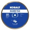 Kobalt Diamond Saw Blades 10-in Wet Glass Diamond Saw Blade