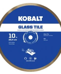 Kobalt Diamond Saw Blades 10-in Wet Glass Diamond Saw Blade