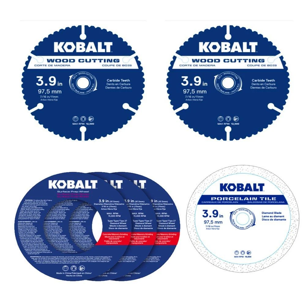 Kobalt Circular Saw Blades 6-Pack 4-in Set High-speed Steel Circular Saw Blade Set 3 Kobalt Circular Saw Blades 6-Pack 4-in Set High-speed Steel Circular Saw Blade Set